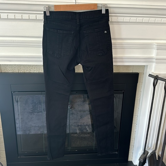 Rag and Bone women black skinny jean size 4 - Picture 6 of 7
